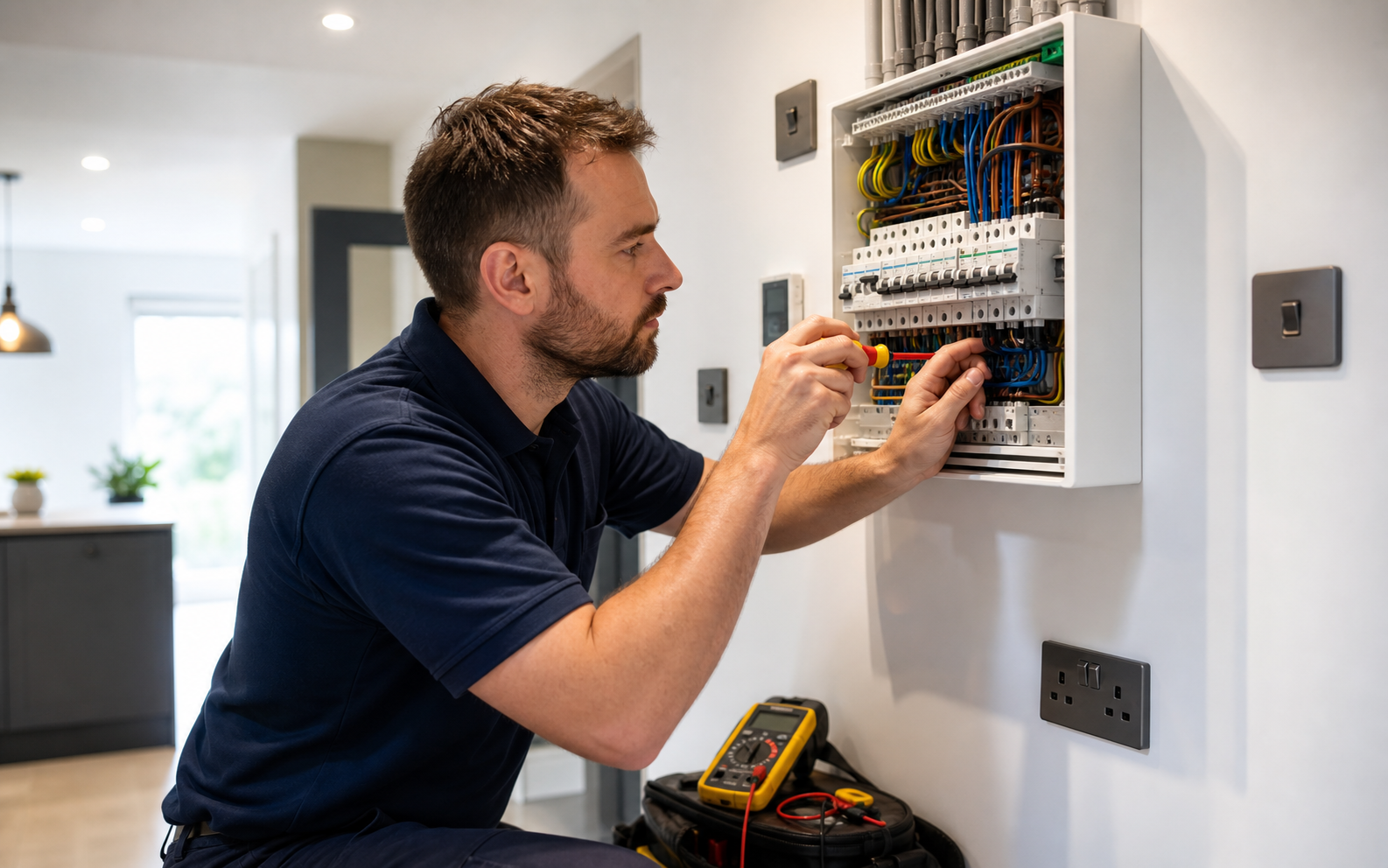 Electrical Installation & Repairs supplied and installed by A&S Security